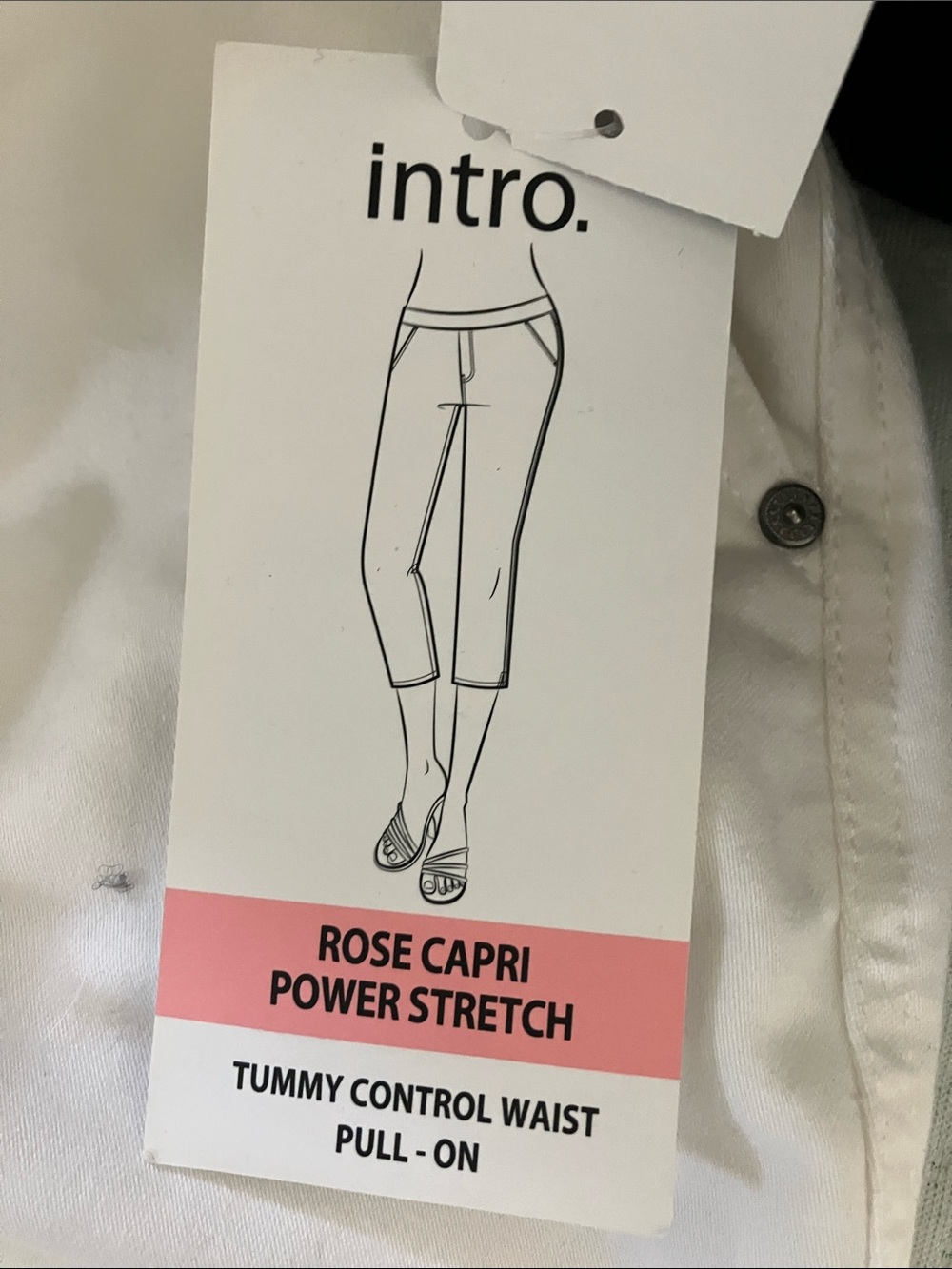 Intro Love The Fit "Sheri" capri power stretch pants 24W - Picture 2 of 6